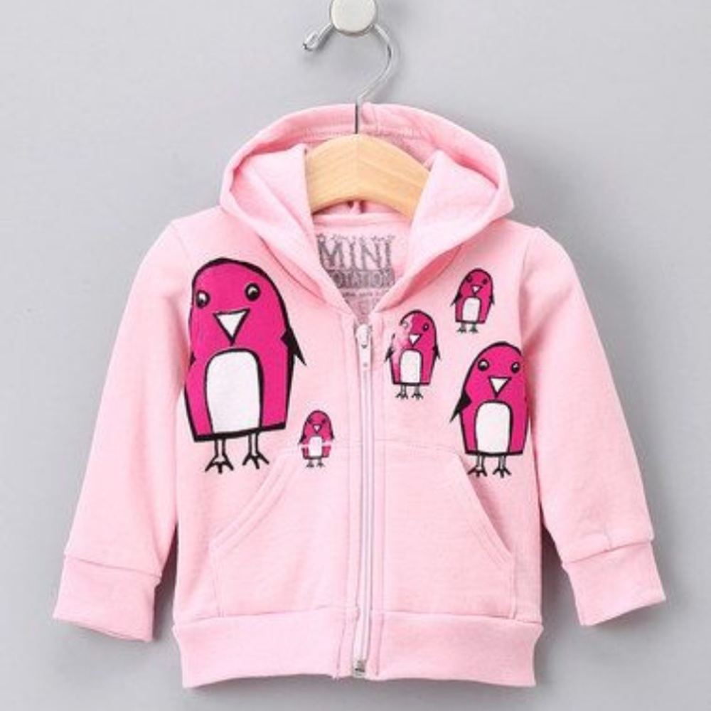 Pink Penguin Hoodie